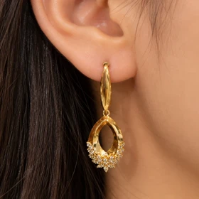گوشواره ژوپینگ کد gm554گالری زیور آلات آوآرین