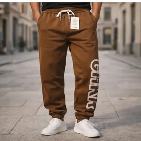 شلوار جاگر شکلاتی دمپا گتر کد نیم بگ اعلا