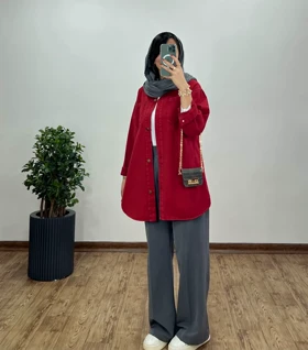 مانتو کتان کاغذی کارن 3