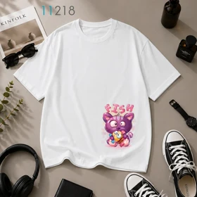 تیشرت باکسی طرح پیشی FISH