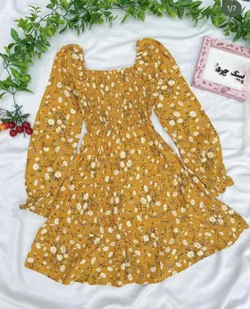 پیراهن دشت بابونه🌼🌻