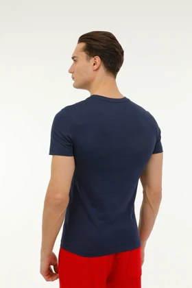 تیشرت آستین کوتاه مردان آبی Ri Big Logo RI BIG LOGO TEE