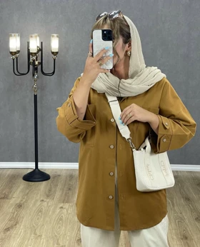 مانتو شومیزی لینن کد 2143