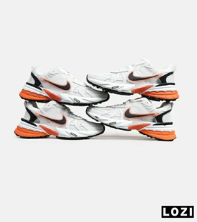 کفش کتانی مردانه و زنانه سفید مشکی نارنجی Nike cushlon