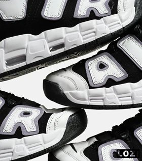کفش کتانی مردانه و زنانه مشکی سفید NIKE Air More Uptempo '96