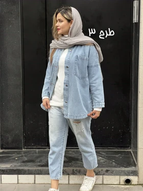 مانتو جین ضخیم