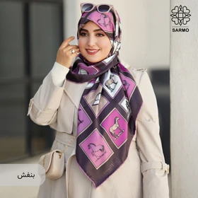 روسری ابریشم توییل هورس