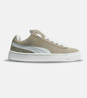 کفش کتانی ورزشی کرم مردانه و زنانه PUMA suede XL