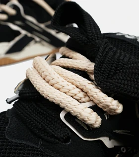 کفش کتانی مردانه و زنانه مشکی شیری CIRCA LOPEZ sneakers