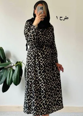 پیراهن مانتویی آرشیدا