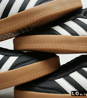کفش کتانی مردانه مشکی سفید ADIDAS Samba