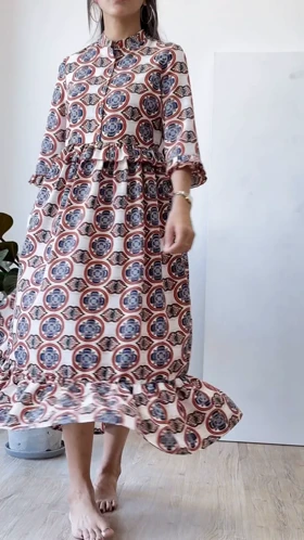 پیراهن طرح‌دار وارداتی
