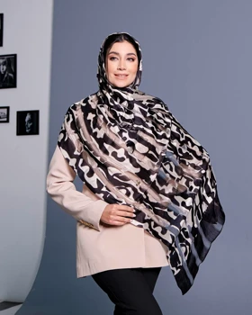 شال ویسکوز میله ای Burberry 20624