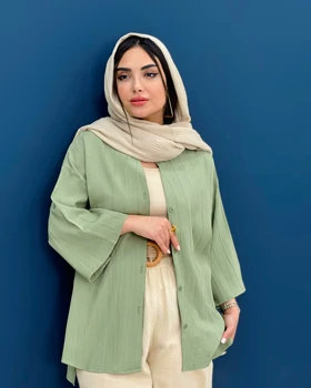 شومیز یقه هفت بامک