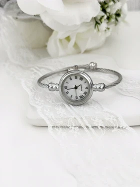 بنگل ساعت استیل زنانه 917