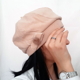 کلاه زمستانی زنانه کرم رنگ