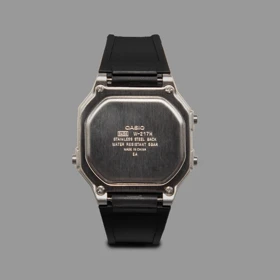 ساعت کاسیو W-217HM یونیسکس مشکی نقره ای Casio W-217HM-7BV Unisex Black Silver
