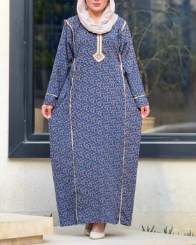 پیراهن یال یقه گلدوزی گل‌دار 7202