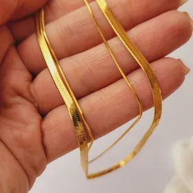 گردنبند ماری استیل دولاین نازک