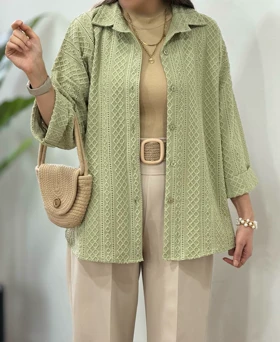 تونیک مانتویی سوزندوزی مراکشی 4 کد 2477