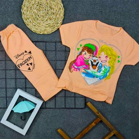 تیشرت شلوارک دخترانه FROZEN