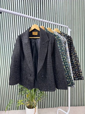 کت مزونی شانل آستردار