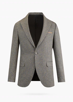 کت تک کژوال ترک طرح دار بژ