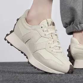 کتانی نیوبالانس 327 خاکی کرم - New Balance WS327 Angora
