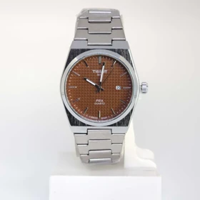 ساعت مچی مردانه تیسوت Tissot 1853 PRX تاریخ دار با ماندگاری رنگ بالا (قهوه ای)