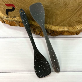 قاشق بلند سیلیکونی طرح گرانیت WS54