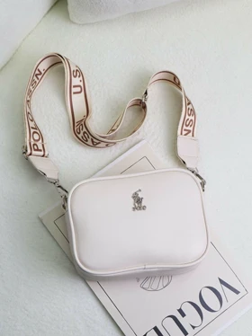 کیف دوشی زنانه مدل پولو POLO کد EB1010 (کرم)