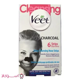 چسب پاک کننده بینی ویت مدل charcoal بسته 6 عددی