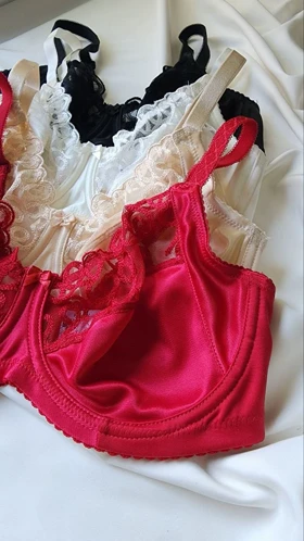 سوتین تک دانتل پرلون فنردار مدل Arantis برند SHANDERMAN کد: 2385