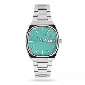 ساعت مچی مردانه کرست بند استیل نقره ای کد Crest 6389/3