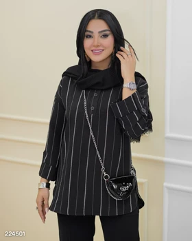 شومیز جلو بسته مدل آلنام کد2245
