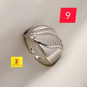 انگشتر زنانه فری سایز نگینی مارک CM