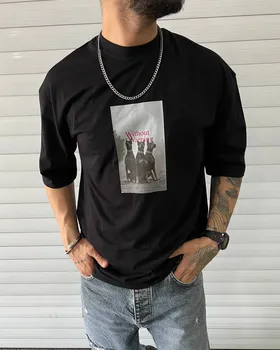 تیشرت boxfit مشکی WITH OUT