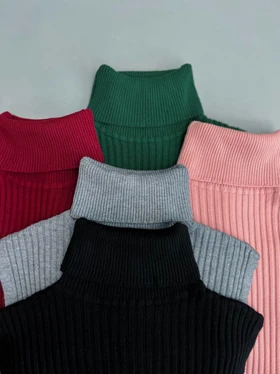 تاپ بافت یقه اسکی کد 3153