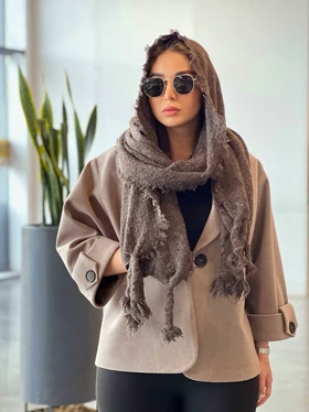 بیگ اسکارف آکاچی (قهوه ای)