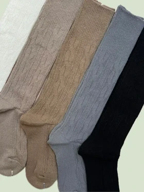 جوراب زیر زانو زنانه بافت گیسو