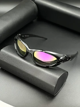 عینک مستر کوالیتی(A) اوکلی ورزشی کد 25816 Oakley (خاکستری‌بنفش)