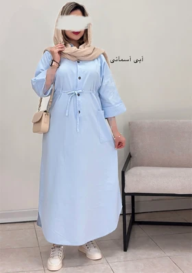 پیراهن مانتویی ارکیده