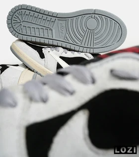 کفش کتانی مردانه کرم مشکی NIKE travis scott