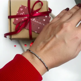 دستبند کد مورس استیل