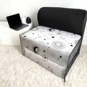 کاناپه تخت شو یک نفره فانتزی ماه و ستاره مدل M1167