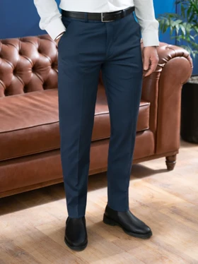 شلوار فاستونی سرمه ای روشن p274