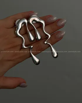 گوشواره دفرمه طرح مذاب