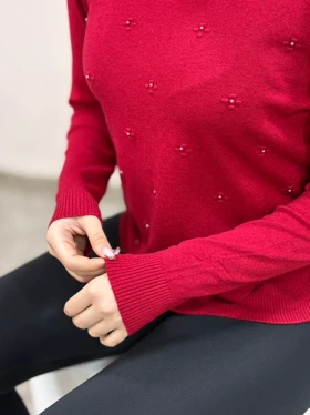 بلوز بافت گپ وارداتی مرواریدی 60