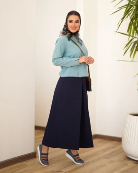 ست شومیز ودامن شلواری کد 2906