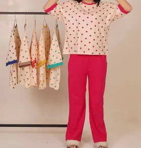 تیشرت و شلوار توپی زنانه